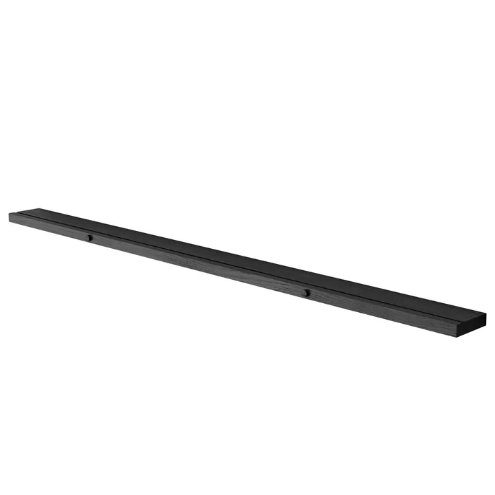 Gallery Shelf (115 cm) from Moebe in black oak