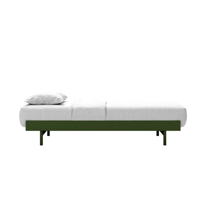 Bed from Moebe in pine green