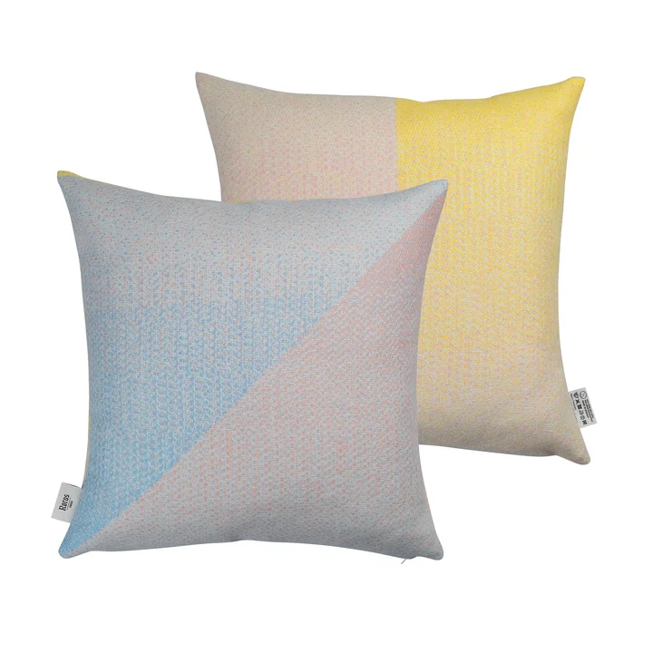 Portør Cushion 50 x 50 cm from Røros Tweed in pastel
