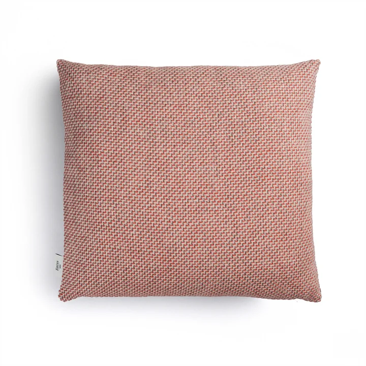 Una Cushion 50 x 50 cm by Røros Tweed in light red