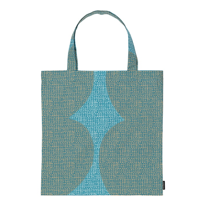 Jokeri Papajo Shopping bag from Marimekko in turquoise / beige (Presummer 2022)
