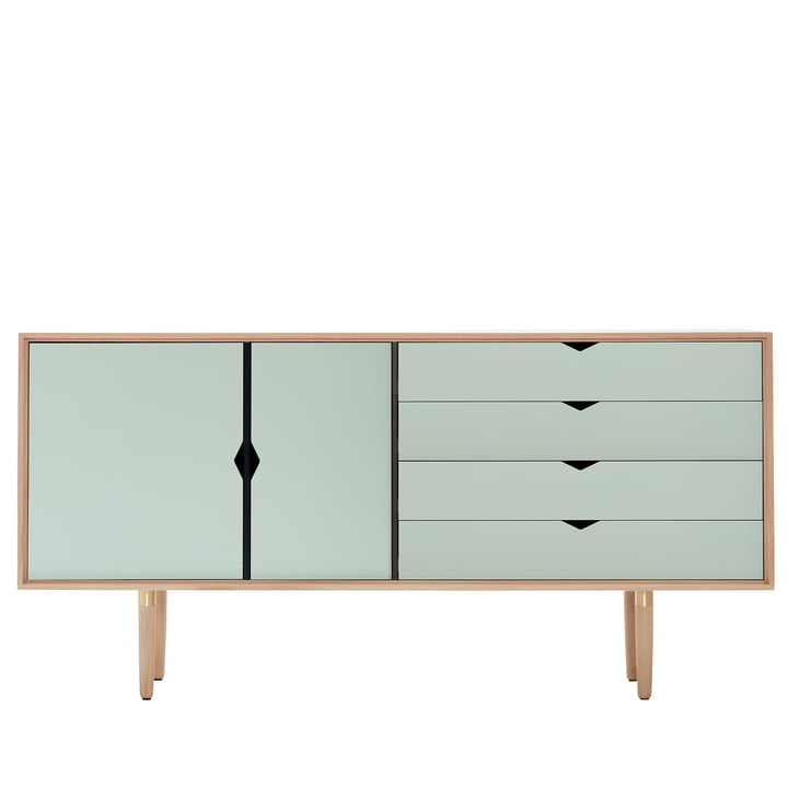 S6 Sideboard from Andersen Furniture in soaped oak / fronts ocean grey