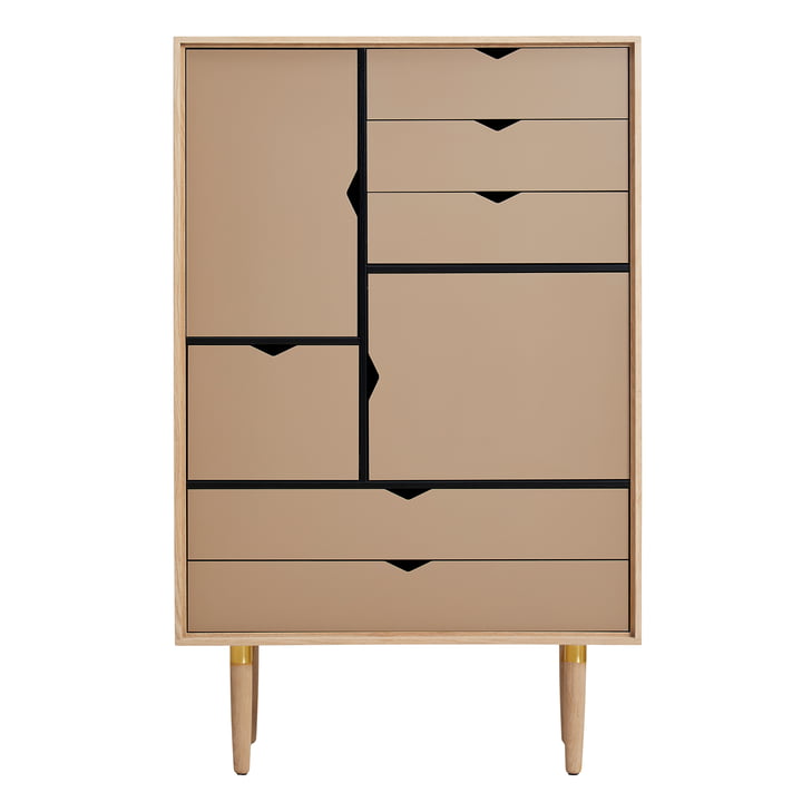 S5 Chest of drawers from Andersen Furniture in soaped oak / fronts kashmir