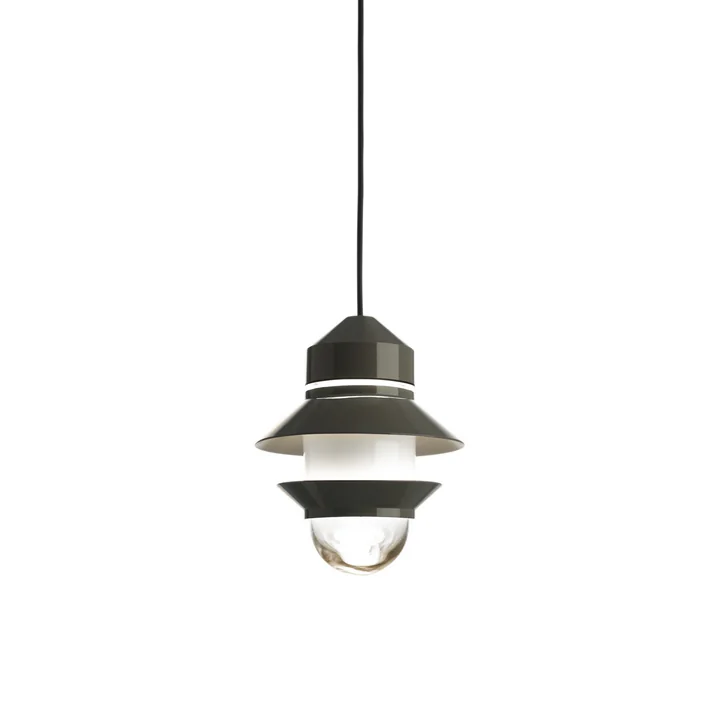 Santorini Pendant lamp Outdoor, Ø 21 cm by marset in grey