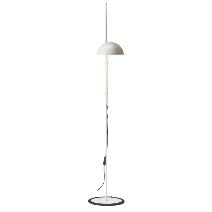 Funiculí Floor lamp, H 135 cm from marset in white