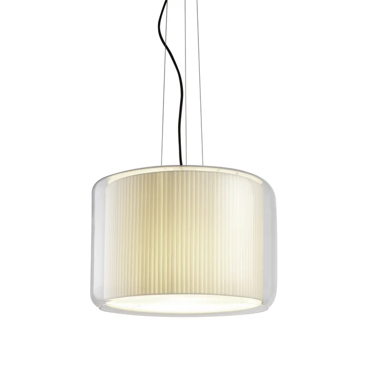 Mercer Pendant light, Ø 30 cm by marset in natural / cotton