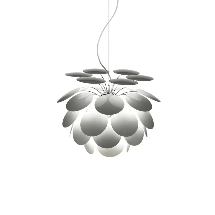 Discocó Pendant lamp, Ø 35 cm by marset in white