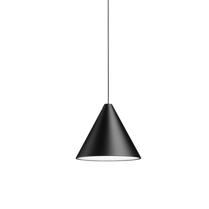 String Light Pendant light cone head from Flos (cable length: 12 m) in black