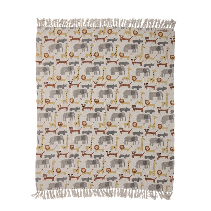 Bloomingville - Brett Bedspread, 80 x 100 cm, brown