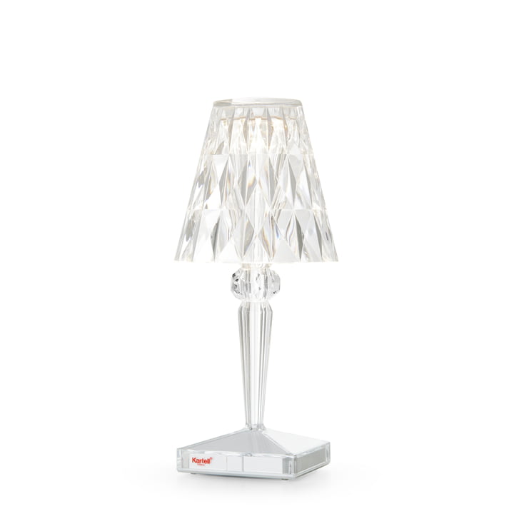 Kartell - Battery Bedside lamp in crystal clear