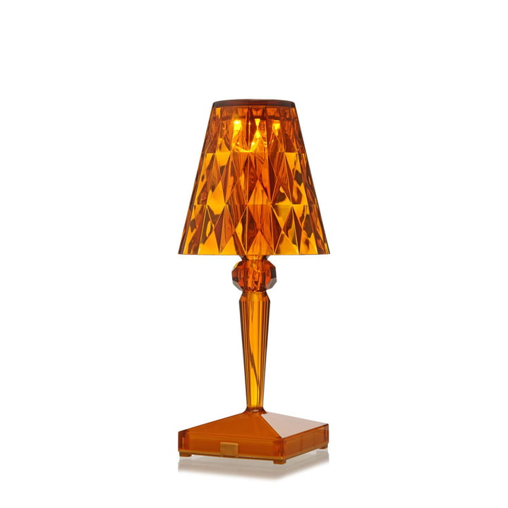 Kartell - Battery bedside lamp in amber