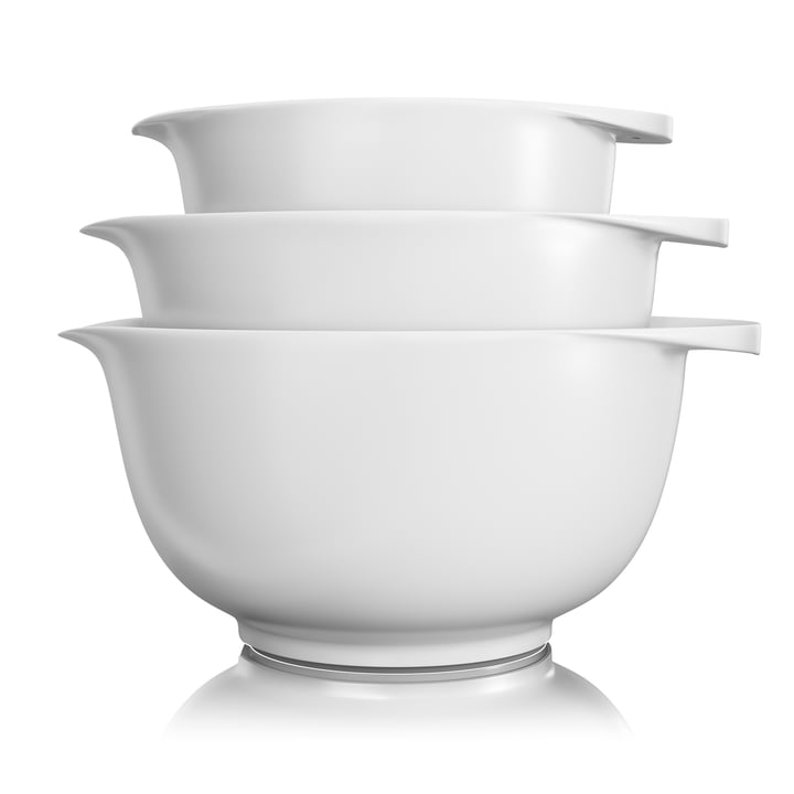 Victoria Mixing bowl set 2.0 + 3.0 + 4.0 l in white by Rosti