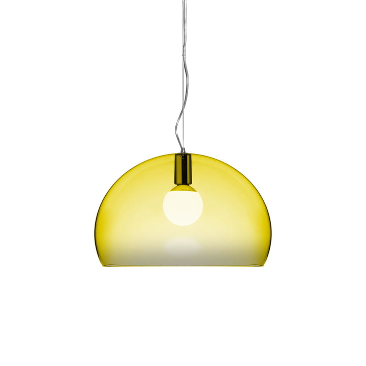 Small FL/Y Pendant Lamp by Kartell in yellow