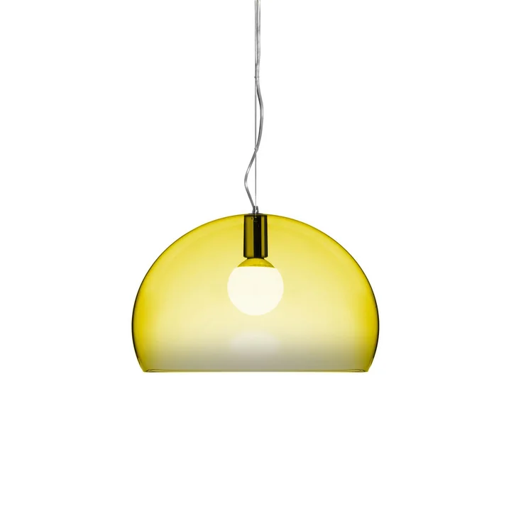 Small FL/Y Pendant Lamp by Kartell in yellow