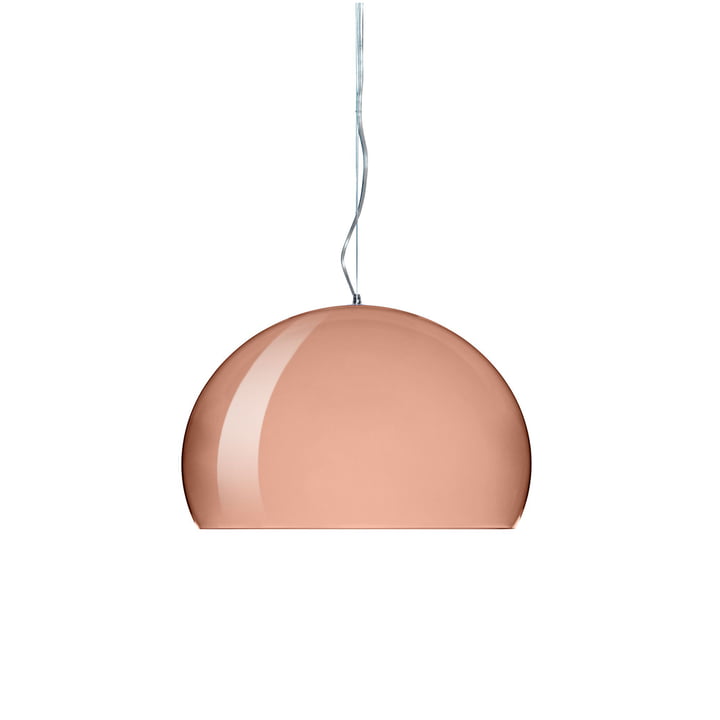 Small FL/Y pendant lamp by Kartell in copper