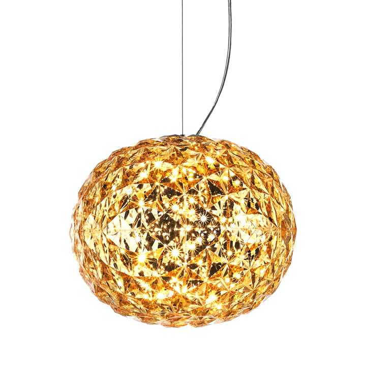 Planet LED Pendant Lamp from Kartell in yellow