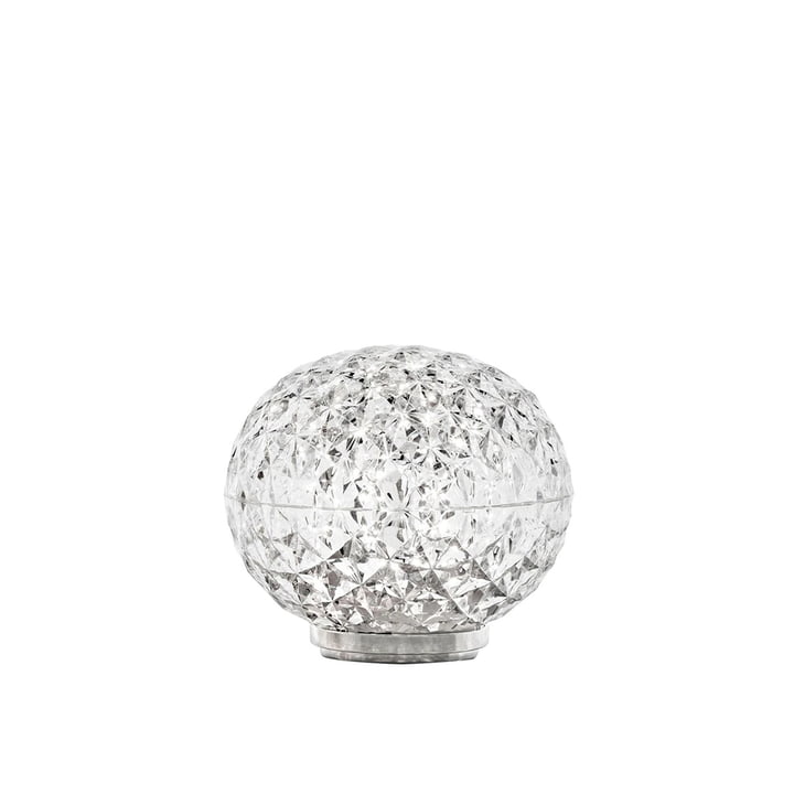 Mini Planet LED Table lamp from Kartell in crystal