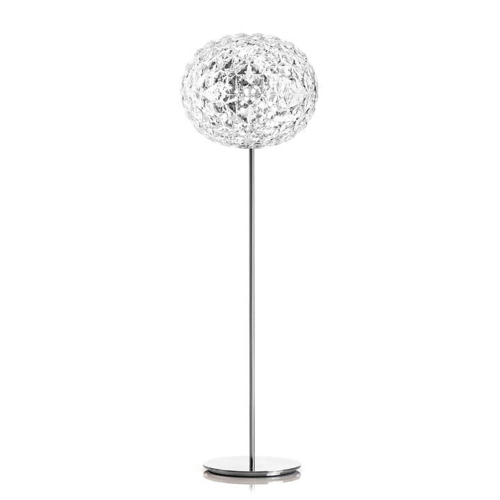 Kartell - Planet LED Standard Lamp with Dimmer, H 160 cm / clear glass