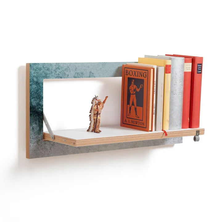 Fläpps Motif shelf, 1 shelf, 60 x 27 cm in Snowdreamer by Monika Strigel by Ambivalenz