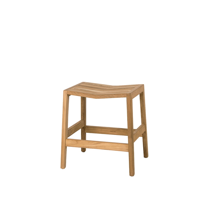 Flip outdoor stool from Cane-line in teak finish
