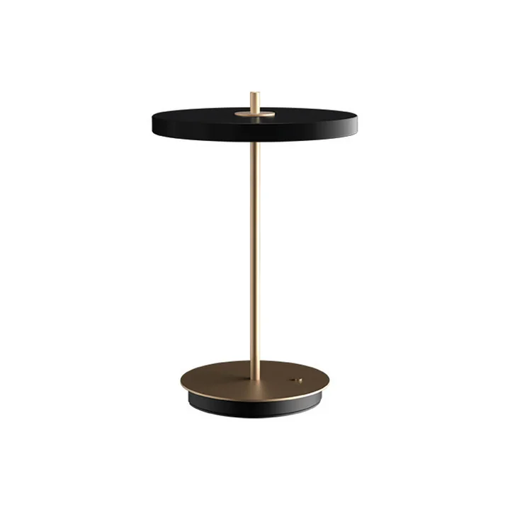 The Asteria Move LED table lamp from Umage , H 30.6 cm, black