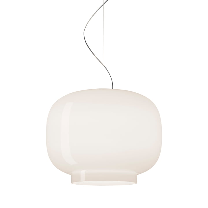 Chouchin 1 Pendant lamp LED, dimmable, Ø 40 x H 31 cm, white from Foscarini