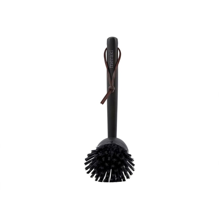 Sink brush, bamboo speckled from Meraki in black