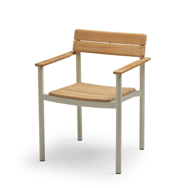 Pelago armchair from Skagerak made of teak in ivory