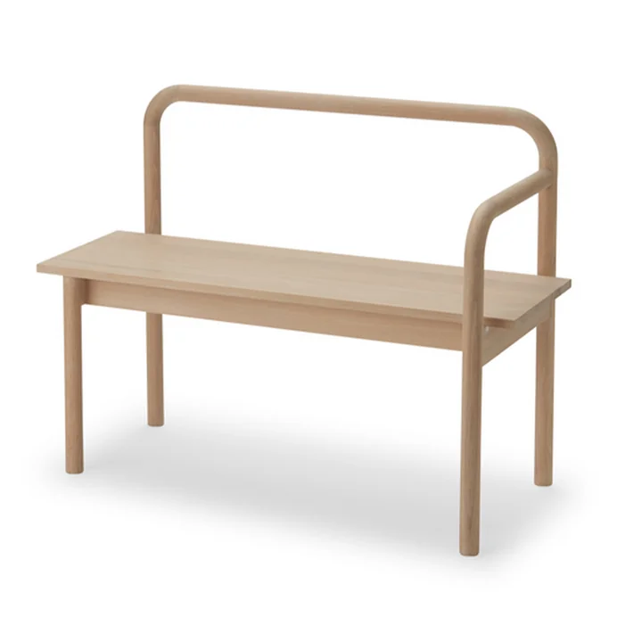 Maissi Wooden bench from Skagerak in oak white oiled