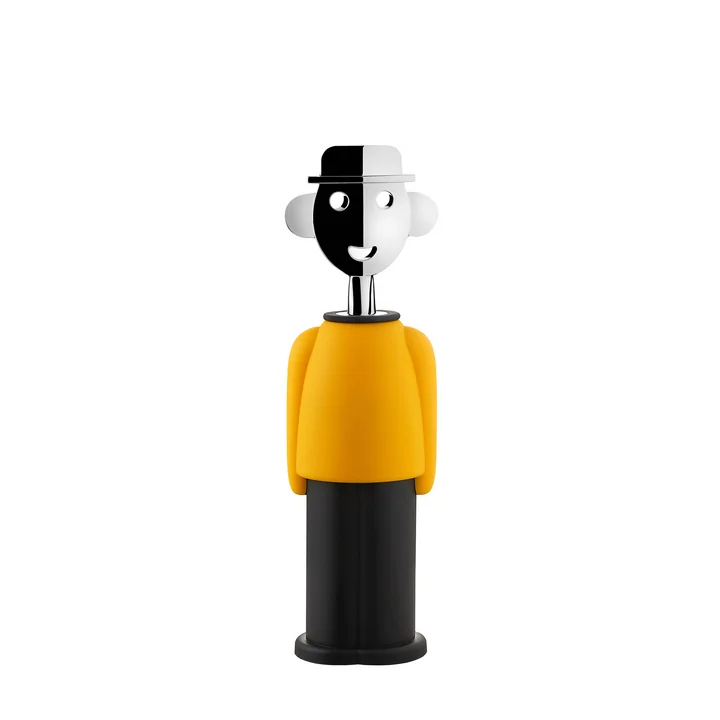 Corkscrew Alessandro M . by A di Alessi in yellow / black