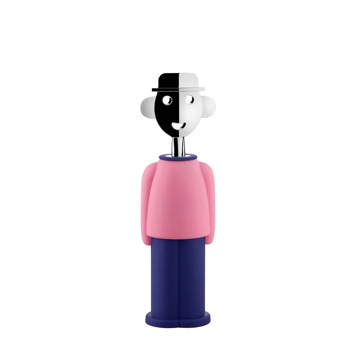 Corkscrew Alessandro M . from A di Alessi in pink / blue