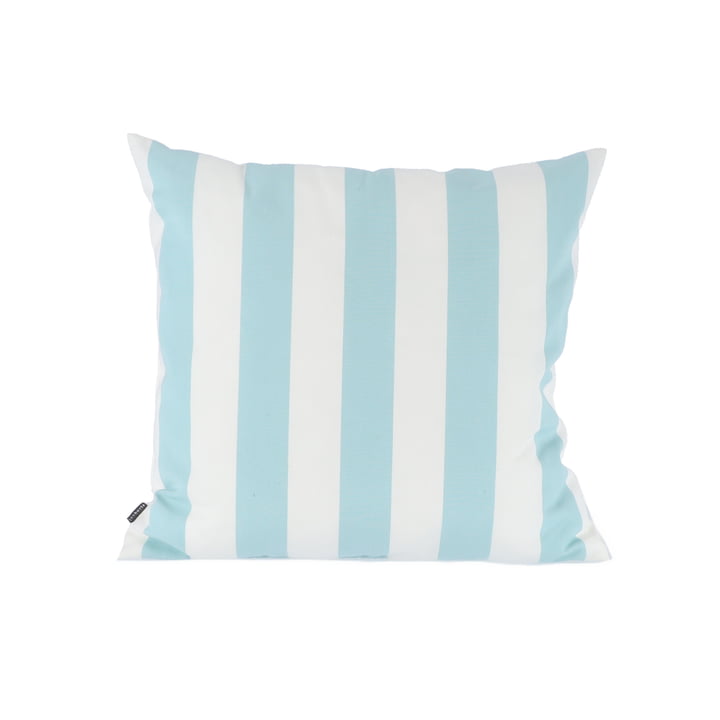 Somnia Outdoor cushion, 48 x 48 cm from Jan Kurtz in stripes white / light blue
