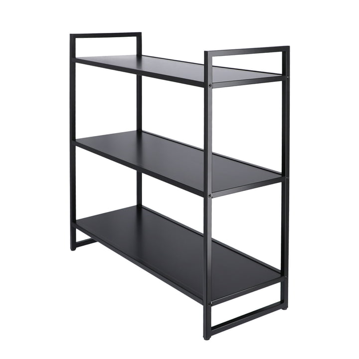 Image Shelf, 3 shelves from Jan Kurtz in black (L: 97 cm)