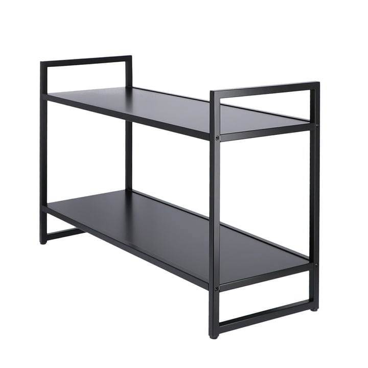 Image Shelf, 2 shelves from Jan Kurtz in black (L: 97 cm)