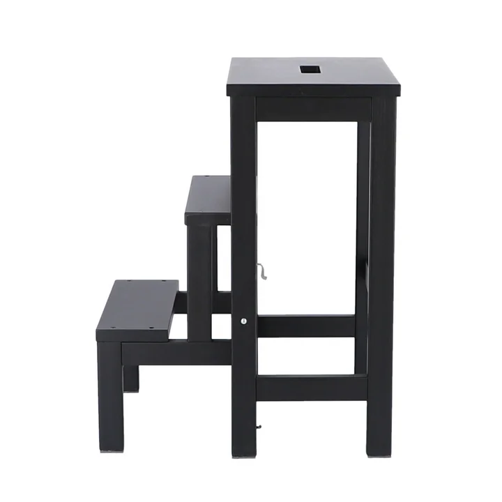 Soho Stool ladder, 3 steps from Jan Kurtz in black