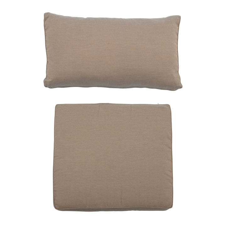 Pillowcase for Mundo Lounge Chair from Bloomingville in brown