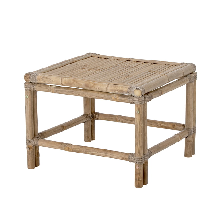 Sole Outdoor Side table from Bloomingville in natural bamboo