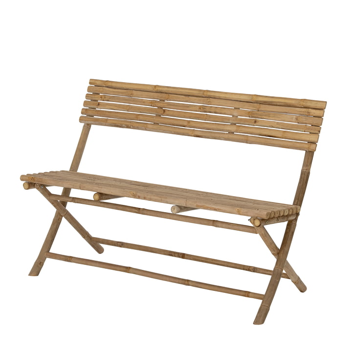 Sole Outdoor Bench from Bloomingville in natural bamboo
