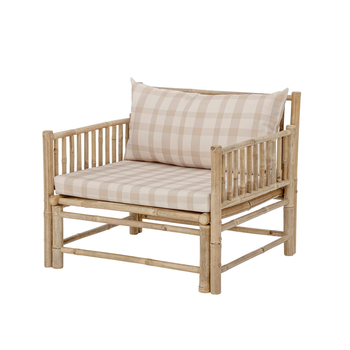 Korfu Outdoor Armchair incl. cushion from Bloomingville in natural bamboo