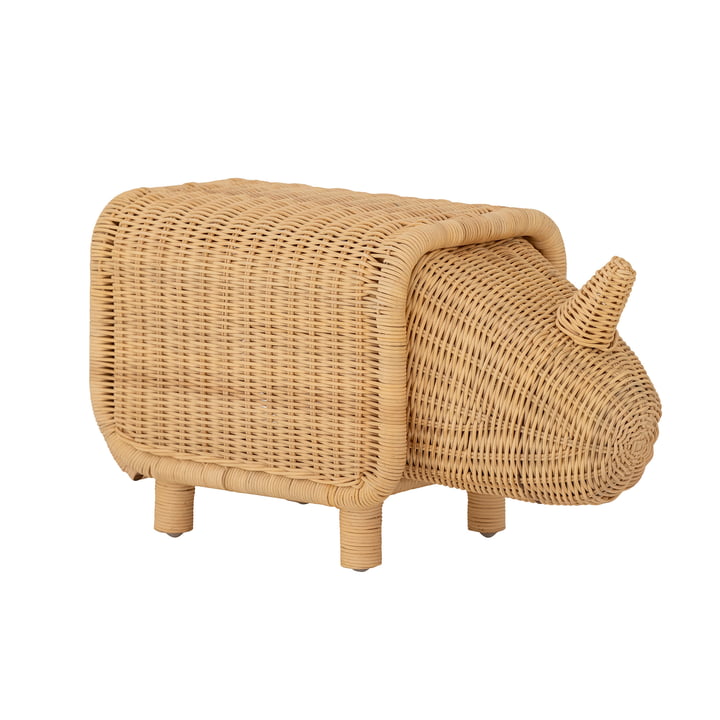 Soffe Children's stool from Bloomingville in natural rattan