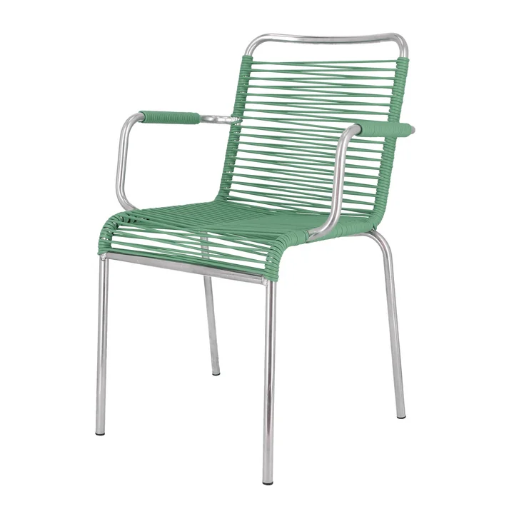 Mya Spaghetti Outdoor Chair by Fiam in sage