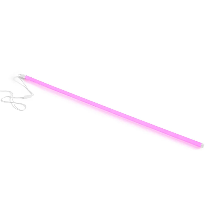 Neon LED light stick, Ø 2,5 x 150 cm, pink by HAY.