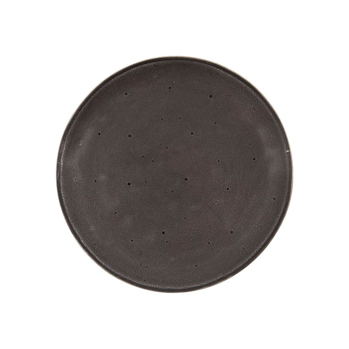 Rustic Plate from House Doctor in the colour dark grey