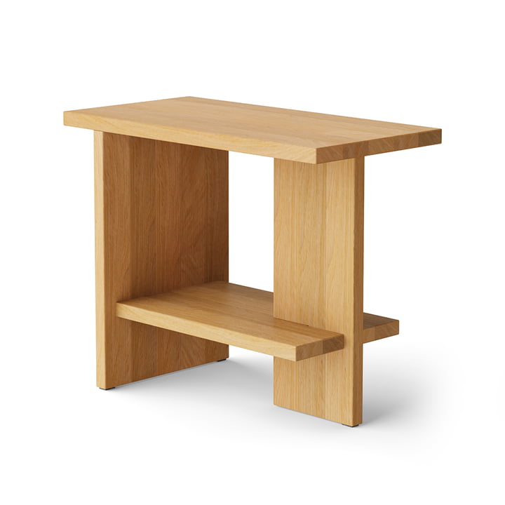 NINE - Tee Side table rectangular 60 x 30 cm, oak