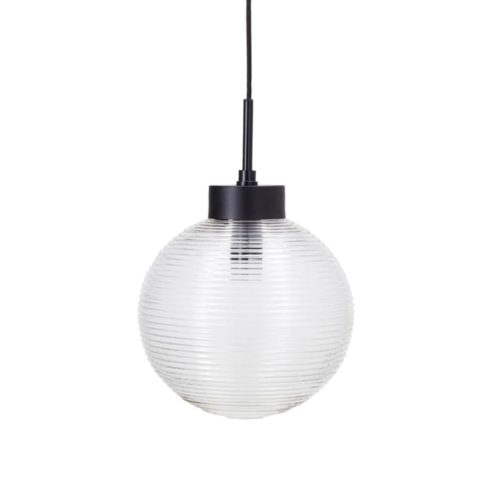 Gaia Pendant lamp from House Doctor in the version black / clear