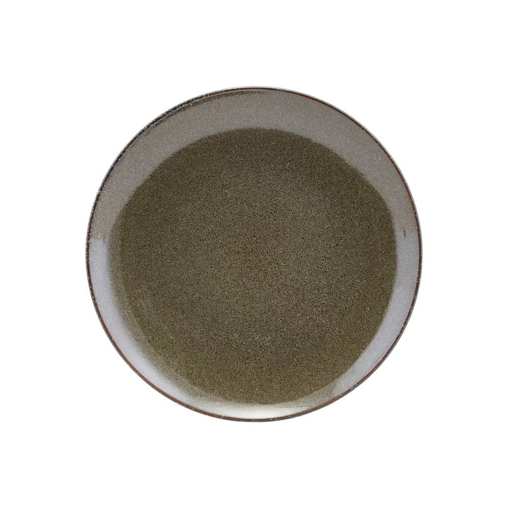 Lake Earthenware plate from House Doctor in color green