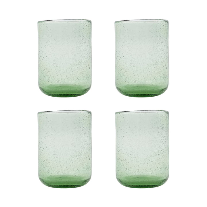 Rich Drinking glass from House Doctor in color green