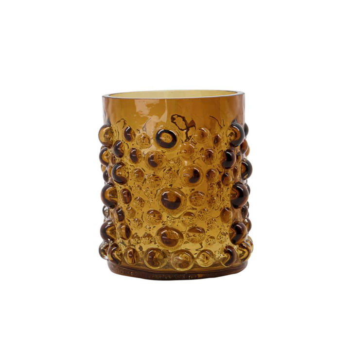 Foam Tealight holder from House Doctor in the color amber