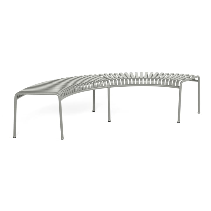 Palissade Park Bench from Hay in the color sky grey