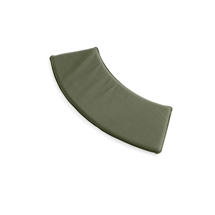 Palissade Park Bench Seat cushion from HAY in the color olive